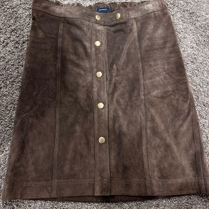 Beautiful Brown Suede Gap Skirt!